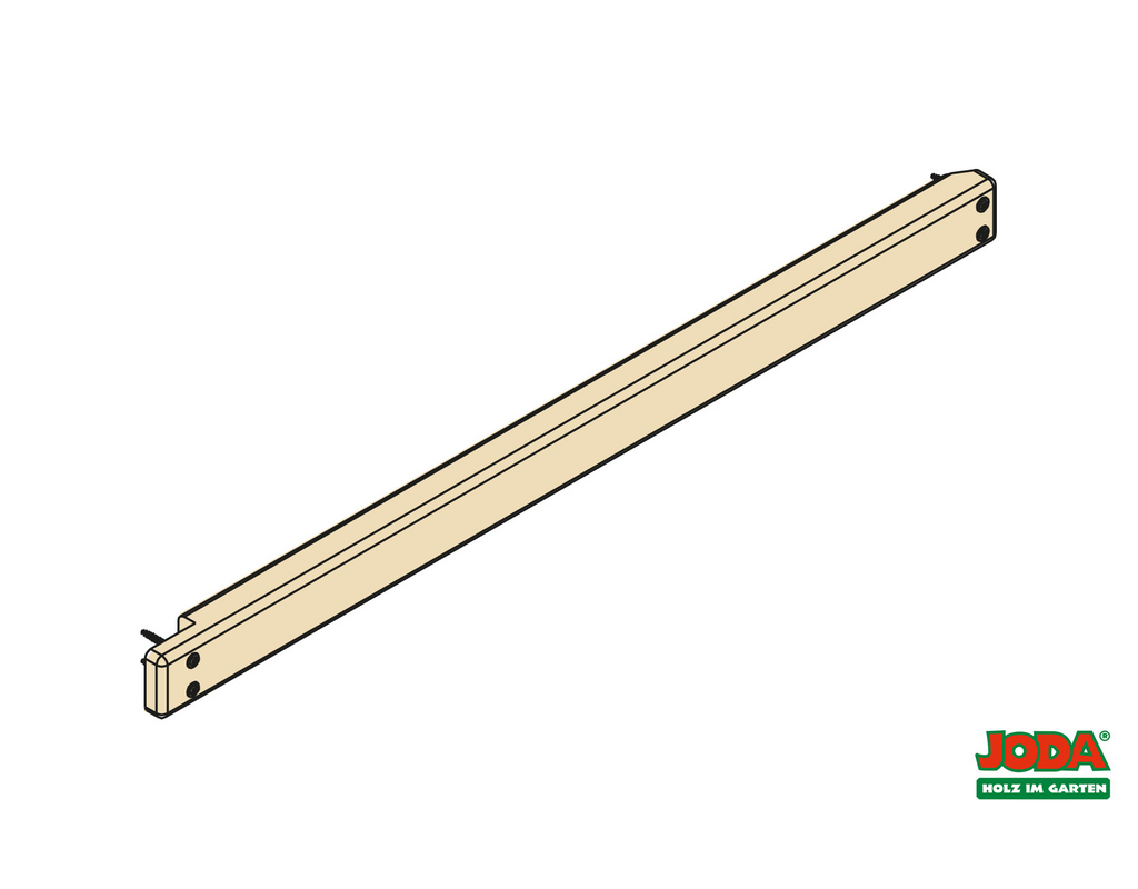 JODA Geländer "Rasmus" 6x9,5x150 cm Nadelholz