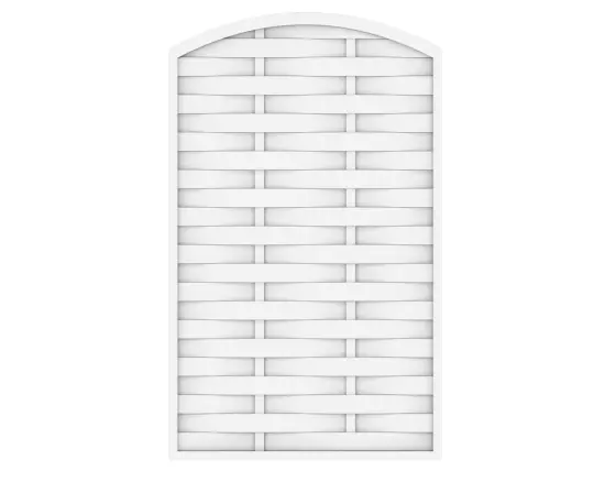 Traumgarten LONGLIFE ROMO rund weiß 120x180 (196)cm
