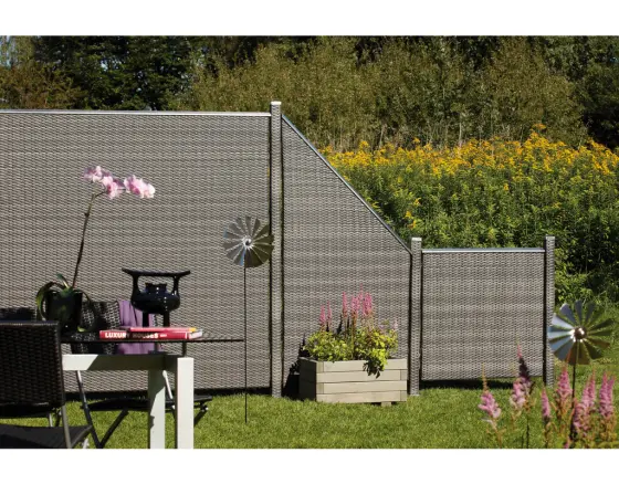 Traumgarten WEAVE Rechteck anthrazit 88x88cm