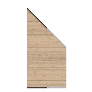 Traumgarten SYSTEM WPC Zaun-Anschluss-Set sand