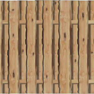 JODA Bohlenzaun Ponderosa, Lärche KD 18 % 180 x 150 cm