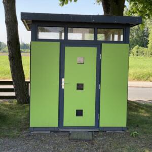 Ausstellungshaus Nr. 18: Quadro A+HPL 2,1 x 2,1 m