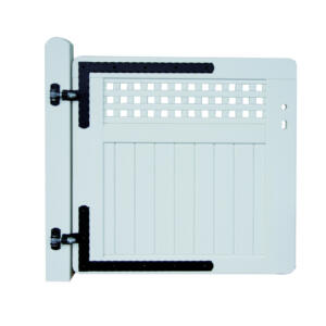 Scheerer Winkelbänder 300x600mm verstellbar (2x) verzinkt und schwarz, Komplettsatz (1x
