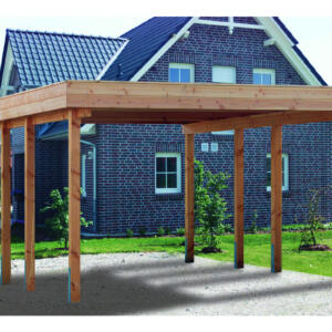 Scheerer Carport Kompakt 3,69x5,00m Douglasie