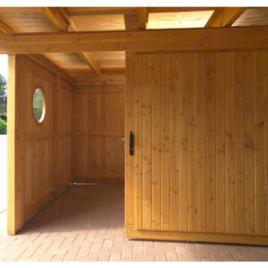 Scheerer Carport-Schiebetür 1,35x2,00m Douglasie