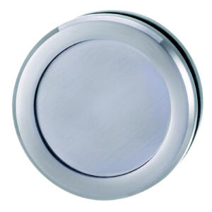 HQ TürenWelt Griffmuschel Rund 60mm Durchm. x 10mm als Paar Edelstahl matt-Optik Montage