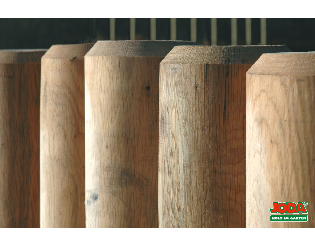 JODA 10 cm Eichen Palisade gefräst 0,75 m