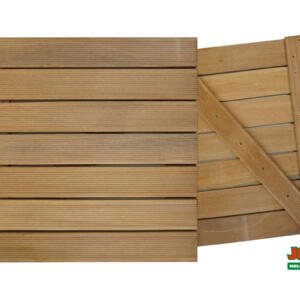 JODA Bangkirai Holzfliesen 500x500 mm