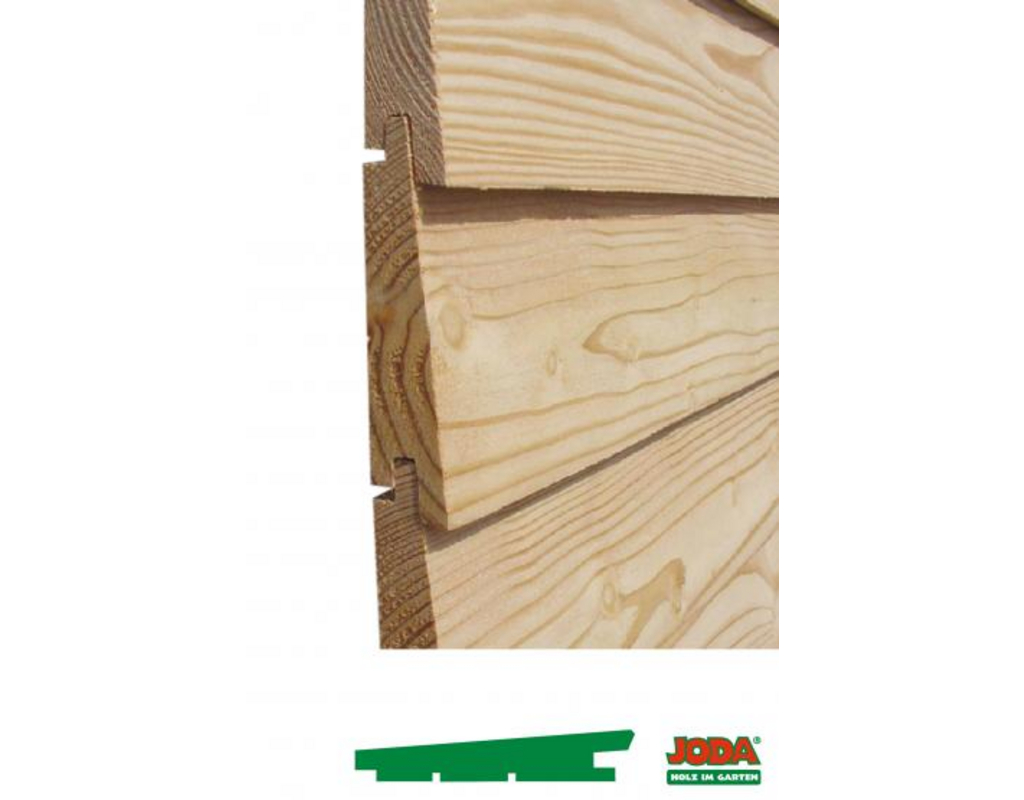 JODA 29/15X141 mm Lärche Fassadenprofil roh