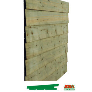 JODA 28/19x146 mm Fichten Fassadenprofil sägerauh, N&F, trocken+KDI, 4,20 m