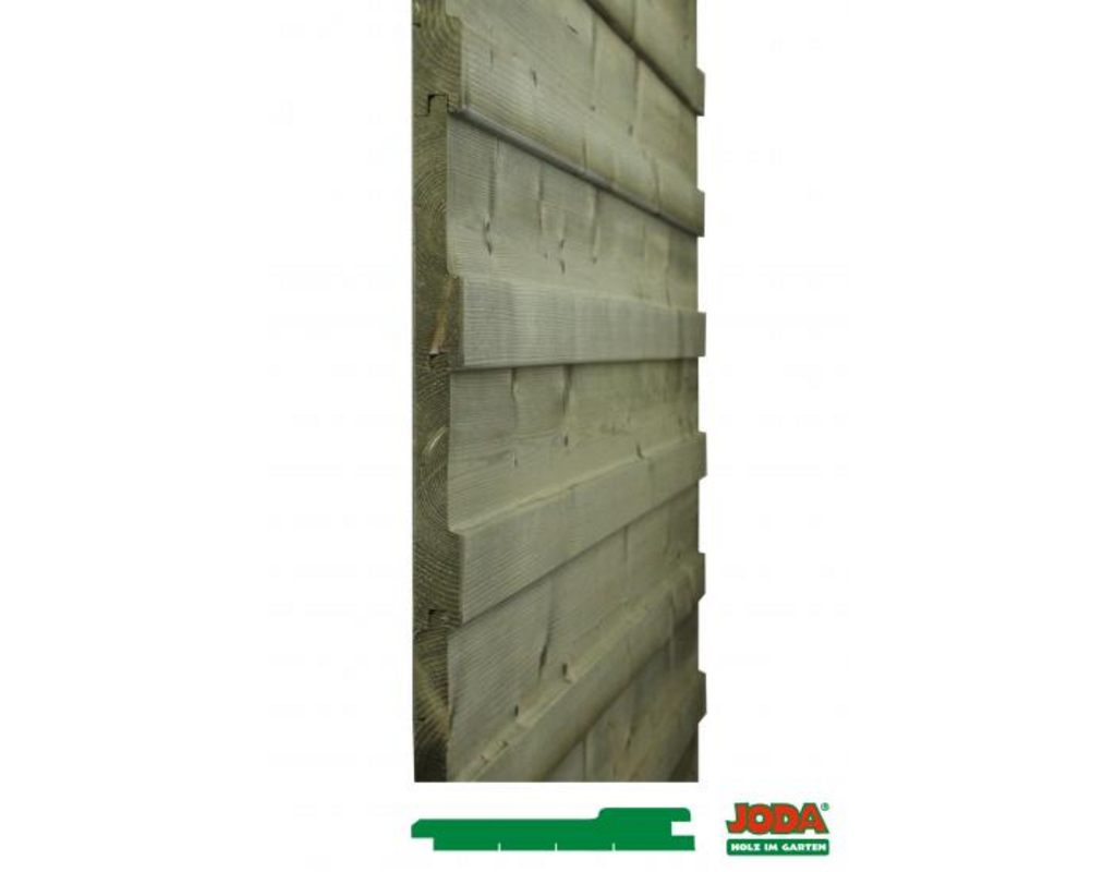 JODA 28x146 mm Fichten Kombideckelprofil gehobelt, N&F, trocken+KDI, 4,20 m