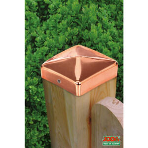JODA Pfostenkappe Pyramide Kupfür für 90 x 90