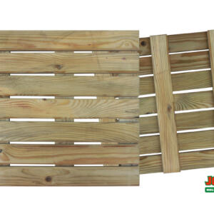JODA Holzfliesen >32< -KDI- glatt 50X50 cm