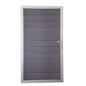 GroJa Solid Tor Steingrau DIN re/li 100x180cm