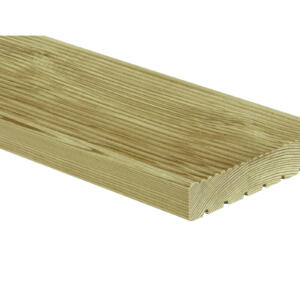 HolzLand Terrassendiele Kiefer KDI-Grün, 145x25, 4m Länge